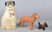 (3) Dog figures to include cer