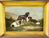 3 DOGS O/B  H E CAPEL<br>Artis