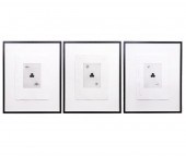 3 DONALD SULTAN 'PLAYING CARDS