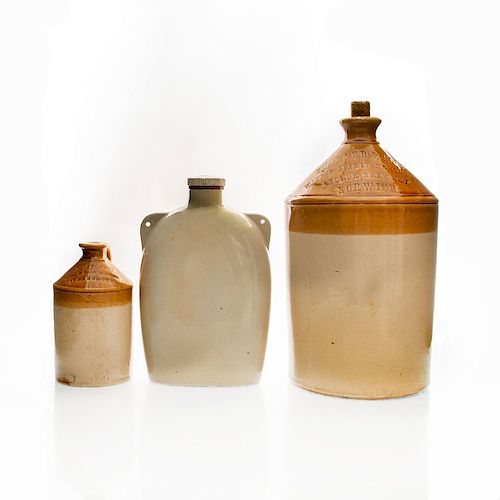 3 DOULTON LAMBETH STONEWARE