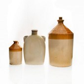 3 DOULTON LAMBETH STONEWARE AD
