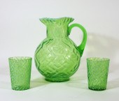 3 DUGAN OPALESCENT GLASS SWAST