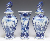 (3) DUTCH DELFT BLUE &AMP; WHI
