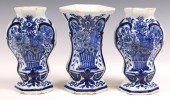 (3) DUTCH DELFT BLUE &AMP; WHI