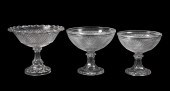 (3) EAPG Diamond Point Flint C