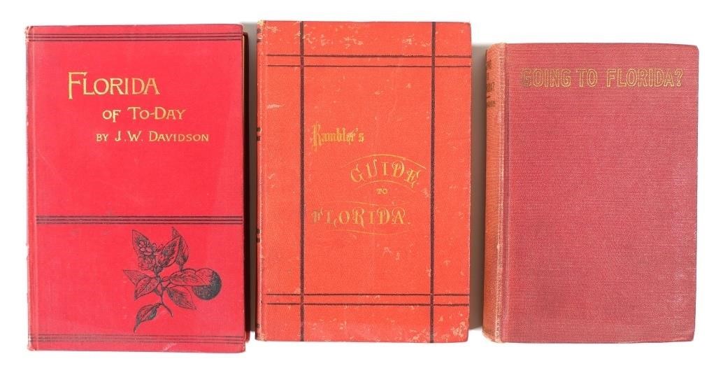 (3) EARLY FLORIDA TRAVEL GUIDES,