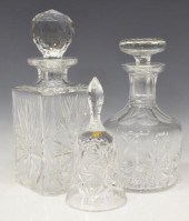 (3) EDINBURGH CRYSTAL DECANTER