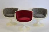 3 EERO AARNIO MIDCENTURY COGNA