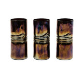 (3) ELAINE HYDE BLOWN GLASS HI