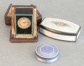 3 ENAMELED PIECES TO INCLUDE;