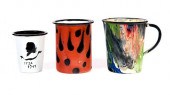 3 END OF DAY GRANITEWARE MUGSG