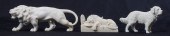 (3) English and Swiss ivories