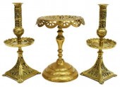 (3) ENGLISH ARTS & CRAFTS CAND