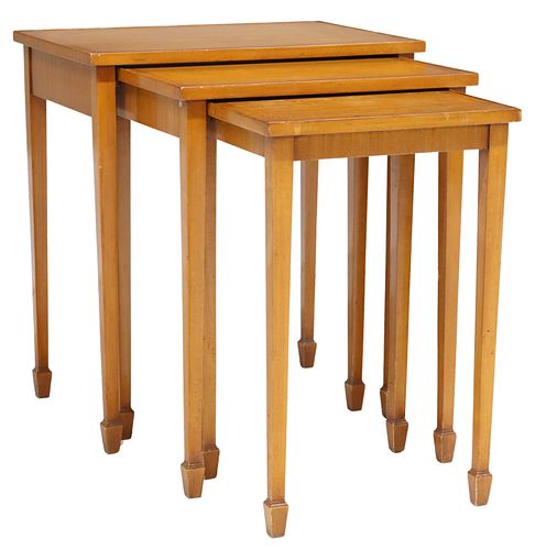 (3) ENGLISH BANDED SATINWOOD
