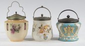 (3) ENGLISH CERAMIC BISCUIT BA