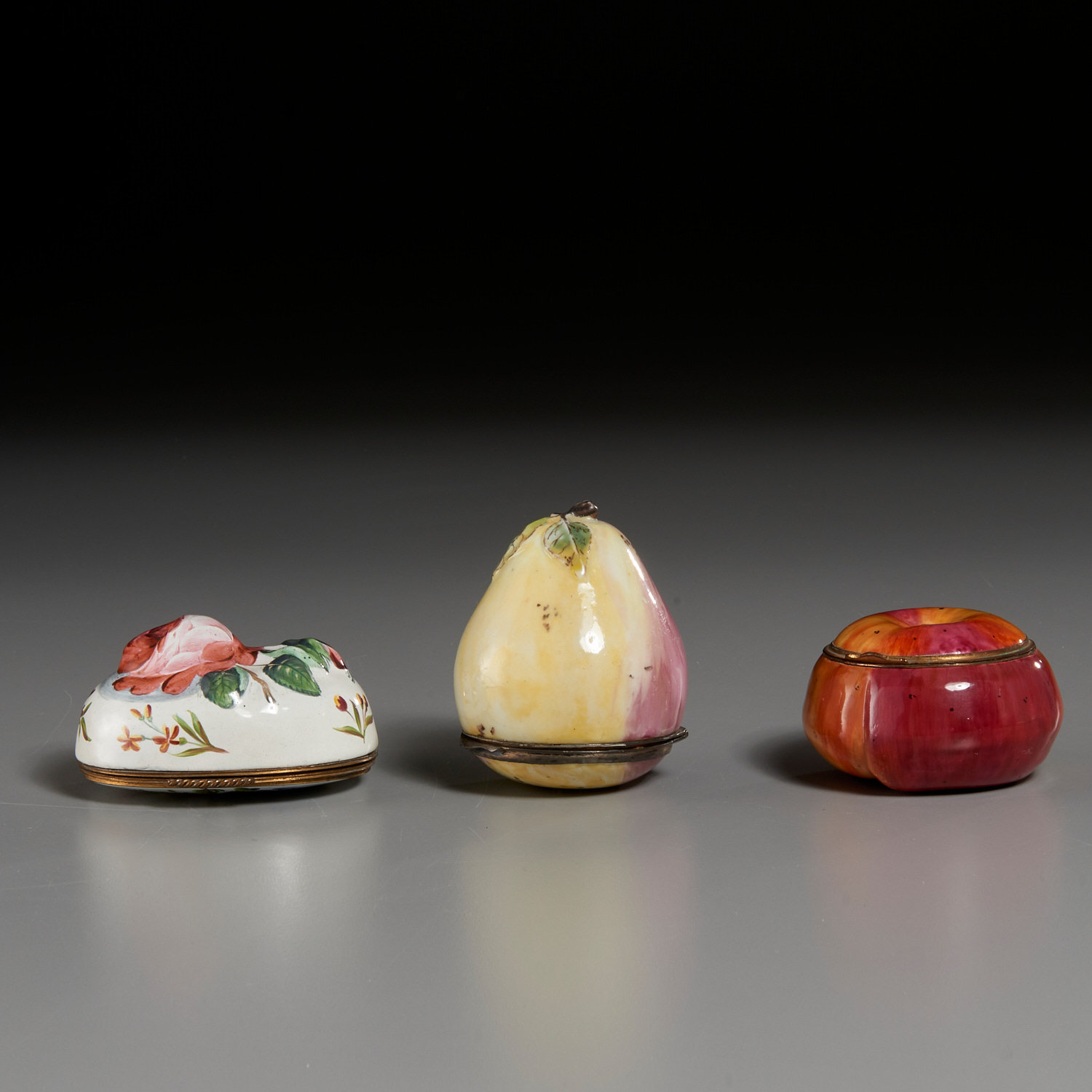 (3) ENGLISH FRUIT AND FLORAL
