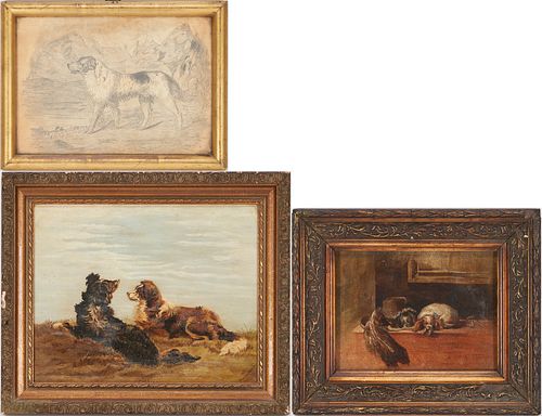 3 ENGLISH OR AMERICAN DOG RELATED