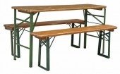 (3) ENGLISH PINE & IRON FOLDIN