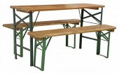 (3) ENGLISH PINE & IRON FOLDIN