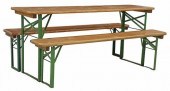 (3) ENGLISH PINE & IRON FOLDIN