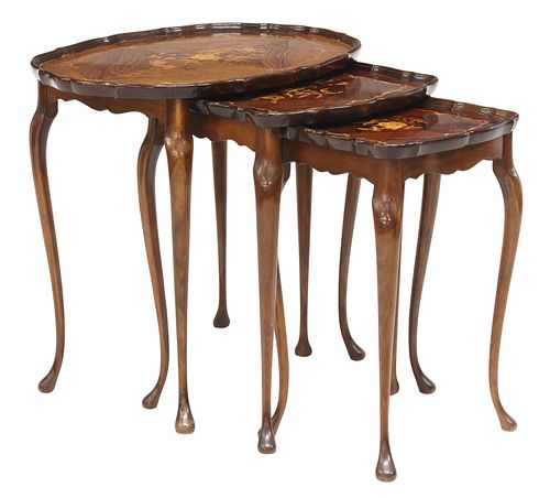 (3) ENGLISH QUEEN ANNE STYLE