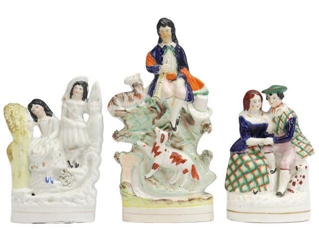 (3) ENGLISH VICTORIAN STAFFORDSHIRE