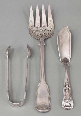 (3) ENGLISH VICTORIAN STERLING