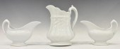 (3) ENGLISH WHITE IRONSTONE GR