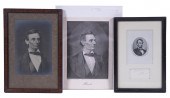 (3) ENGRAVED PORTRAITS OF LINC