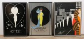 3 ERTE POSTERS3 Erte posters: