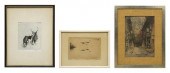 (3) ETCHINGS: HANS KLEIBER, MA