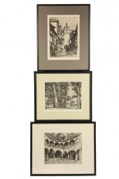 (3) ETCHINGS - Including: Verm