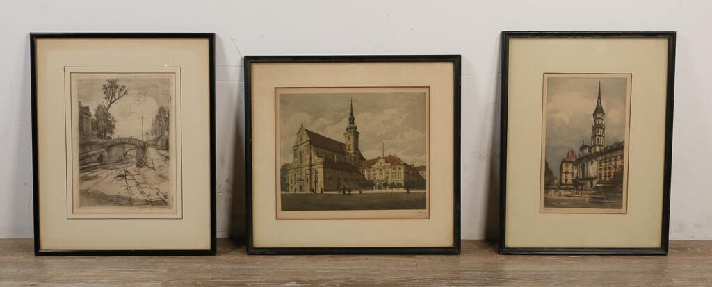 3 ETCHINGS3 etchings: George Edmund