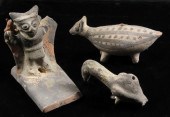 (3) ETRUSCAN CLAY FIGURES - Th