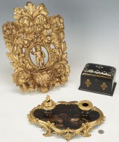 3 EUROPEAN DECORATIVE ITEMS, I