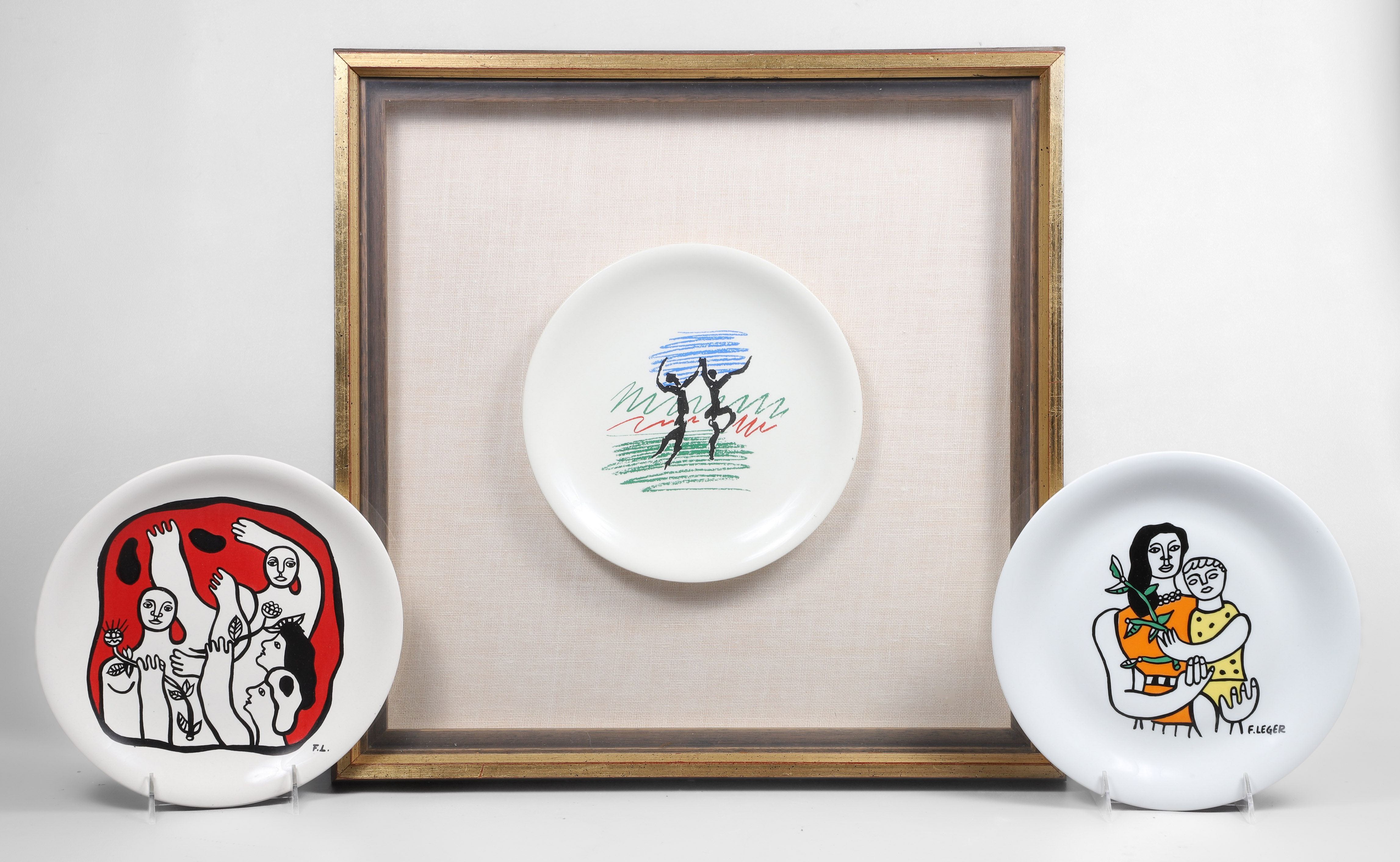 (3) F. Leger and Picasso for