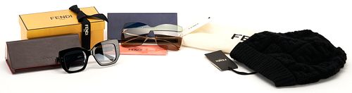 3 FENDI ACCESSORIES, INCL. PEEKABOO