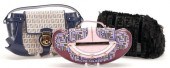 3 FENDI LEATHER HANDBAGSThree