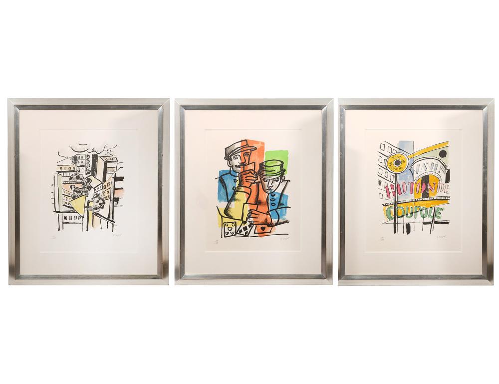 3 FERNAND LEGER HAND NUMBERED