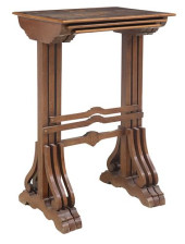 (3) FIGURAL MARQUETRY NESTING