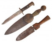 (3) FIXED BLADE KNIVES(1) U.S.