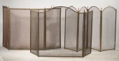 (3) FOLDING FIREPLACE SCREENS