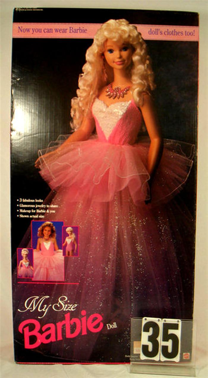 3 foot tall Mattel My Size Barbie