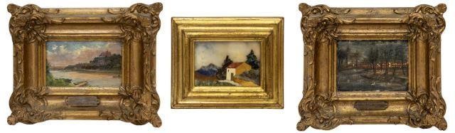 (3) FRAMED ART, CAROLUS LECLERCQ,