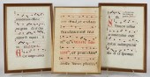 (3) Framed illuminated gregori
