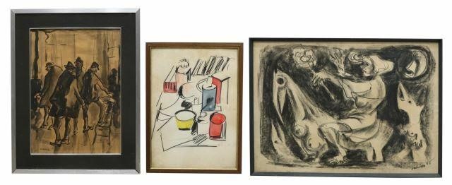(3) FRAMED ITALIAN SCHOOL PAINTINGS