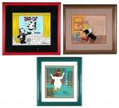 (3) FRAMED & NUMBERED ANIMATIO