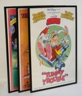 3 FRAMED ORIGINAL SINGLE SHEET