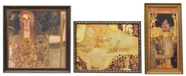 (3) FRAMED PRINTS AFTER GUSTAV
