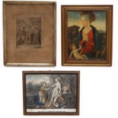 (3) FRAMED RELIGIOUS PRINTS, 2